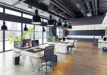 Reforma, diseño, decoración y suministro de muebles de oficinas y despachos profesionales.