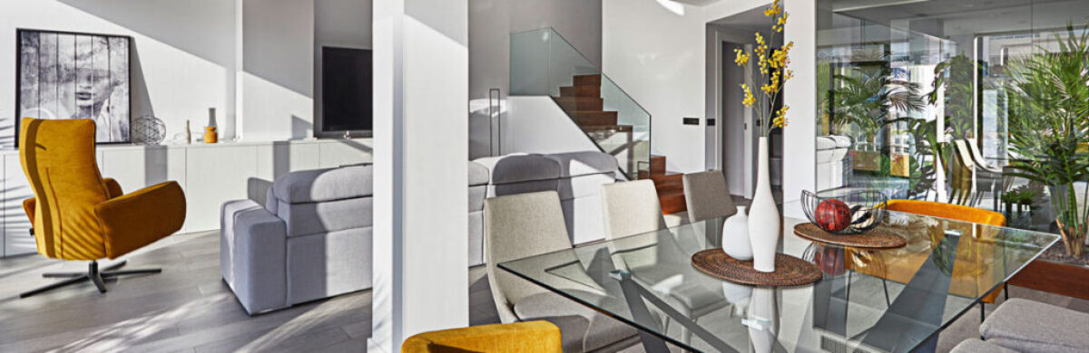 Decoración interior de dúplex