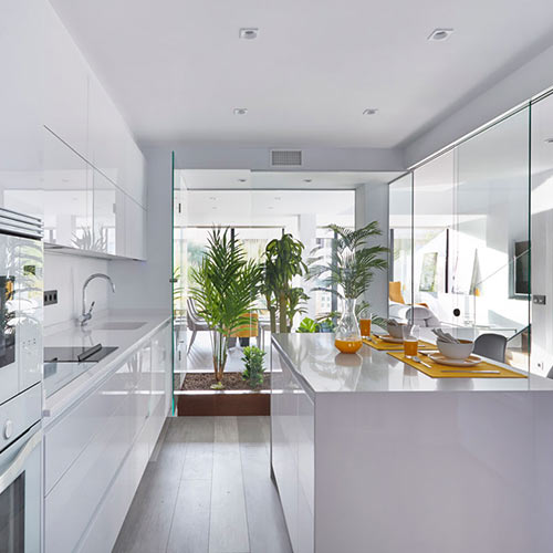 Decoración interior de dúplex