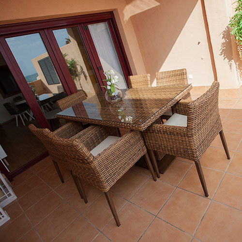 Terraza de apartamento