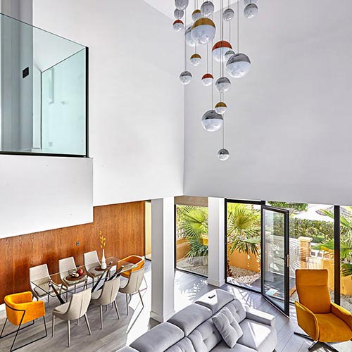 Decoración interior de dúplex