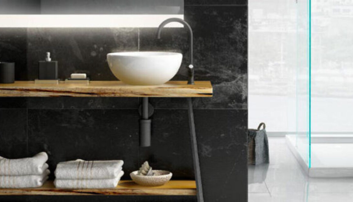 Proyecto de baño en maderas exclusivas